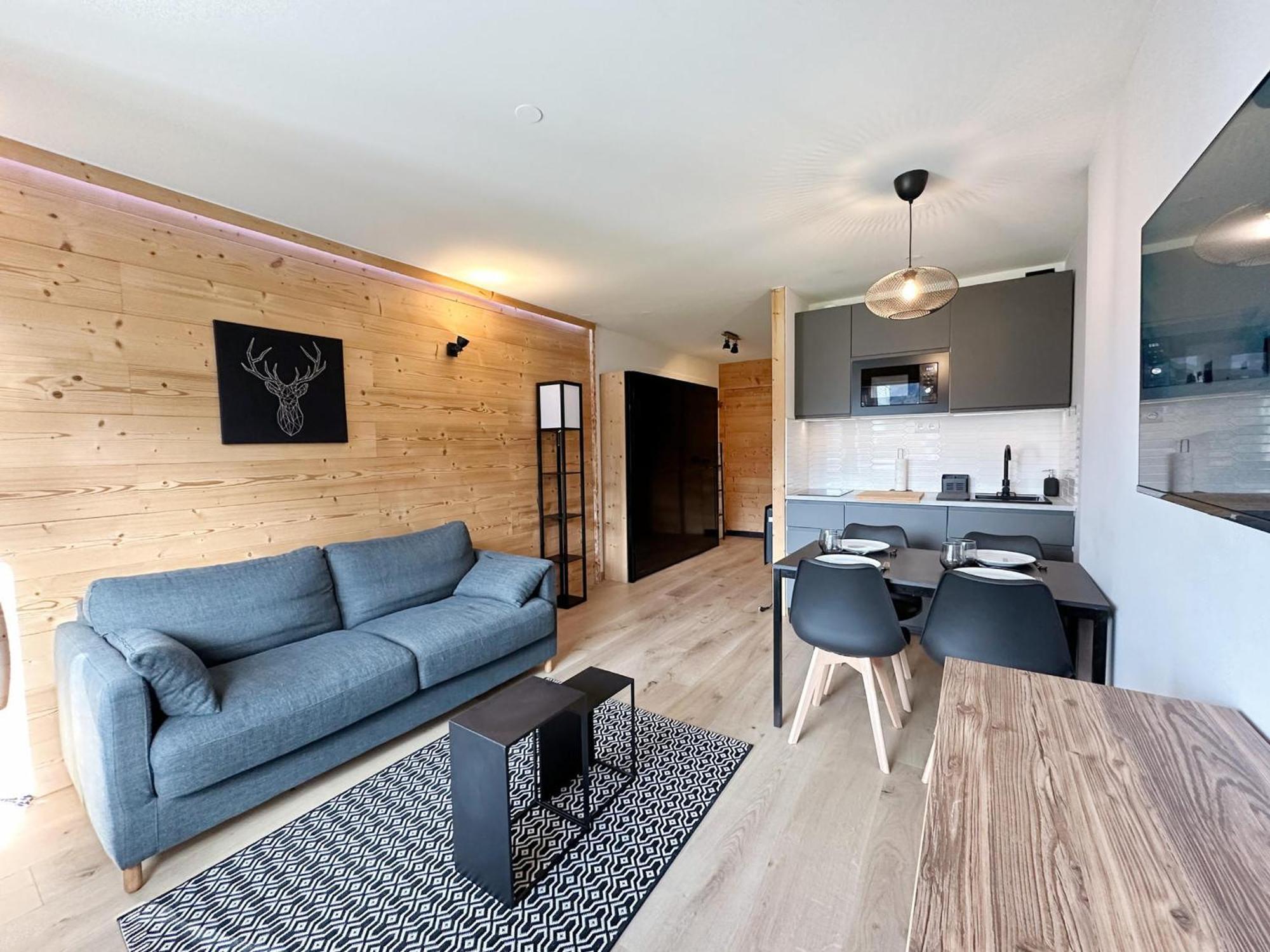 Studio Moderne Avec Parking Prive Pres Du Centre - Fr-1-624-71 Samoëns Εξωτερικό φωτογραφία